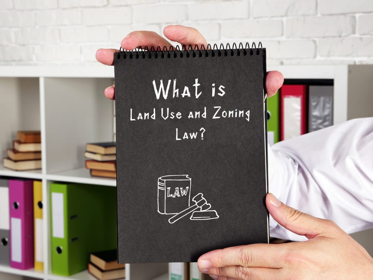 Conceptual photo about Land Use and Zoning Law? with handwritten phrase