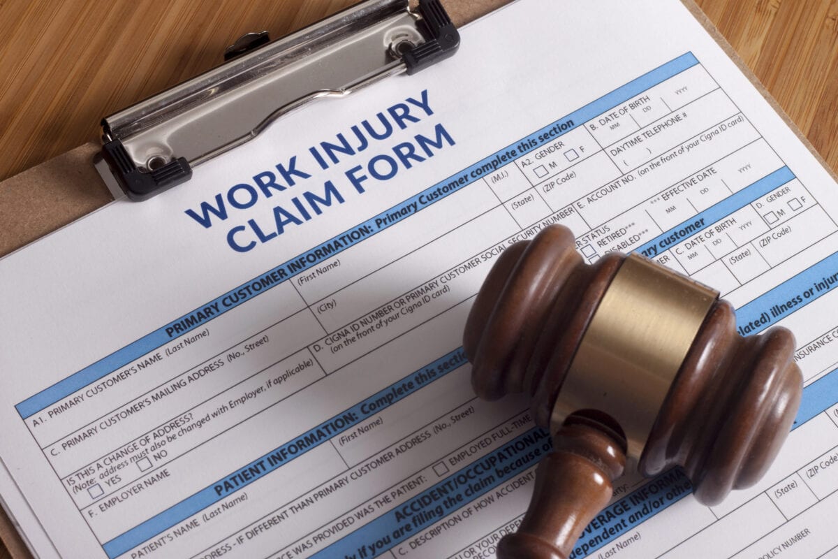 Work Injury claim form